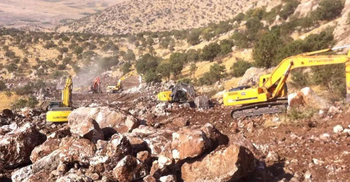 Taqa Atrush Petroleum Site Crude Oil Pipe Line