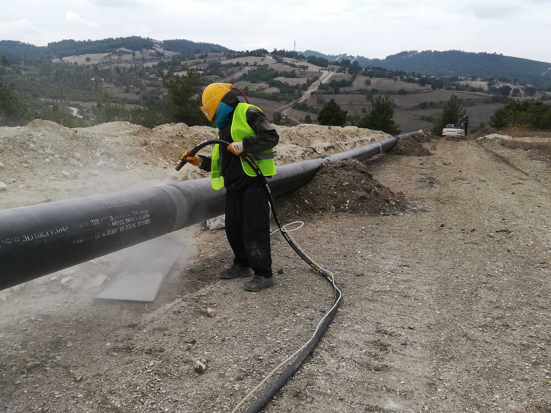 Burhaniye Edremit İlçeleri Doğal Gaz Boru Hattı Yapım İşi 