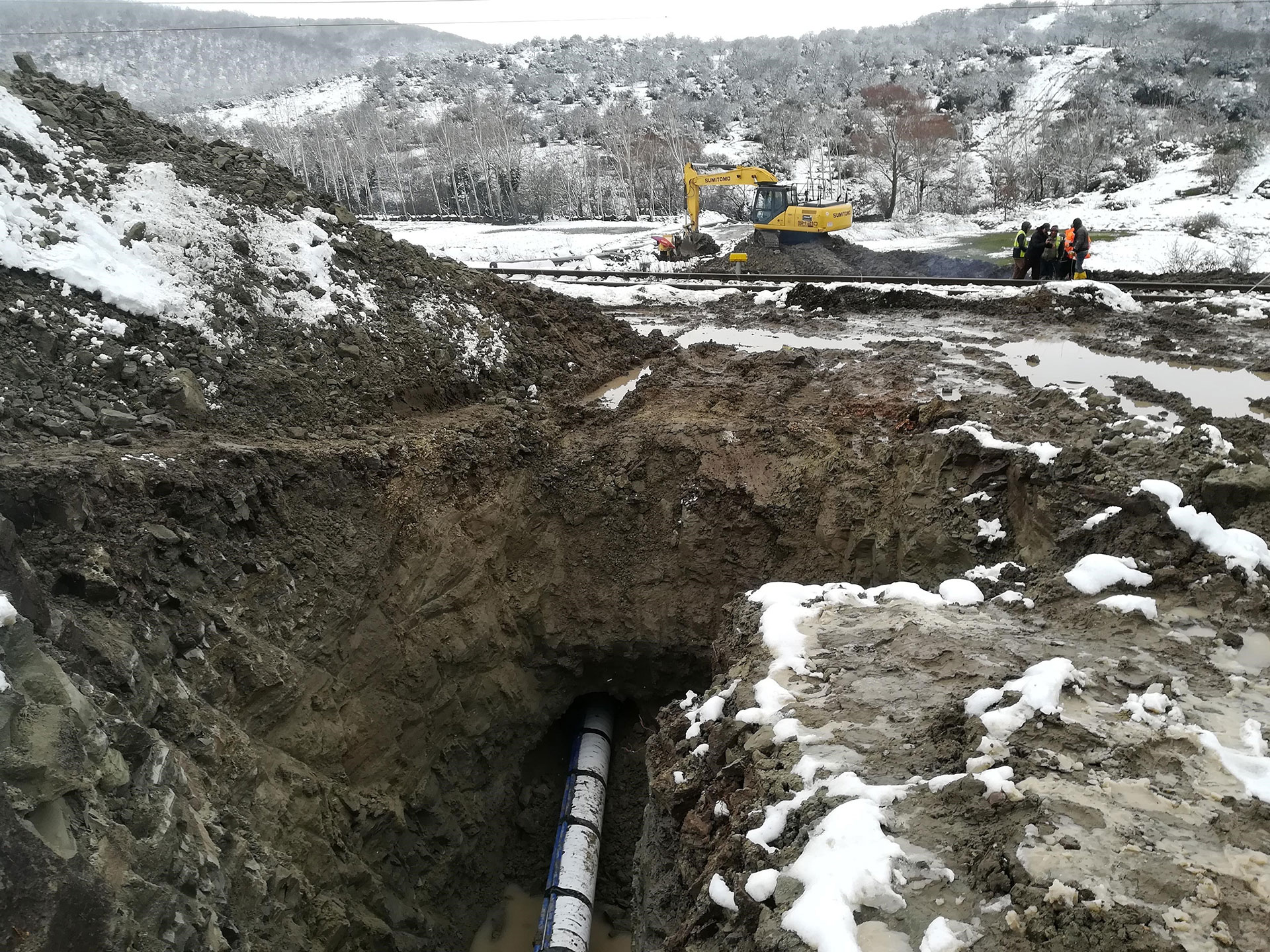 Burhaniye Edremit İlçeleri Doğal Gaz Boru Hattı Yapım İşi 