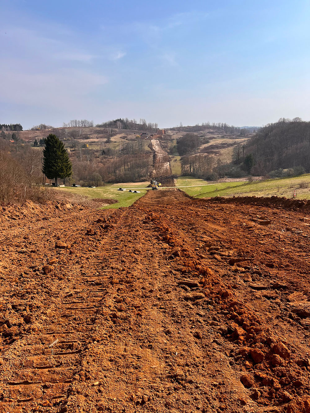 Bosiljevo-Sisak DN 800/100 Ana Doğalgaz Boru Hattı İnşaatı