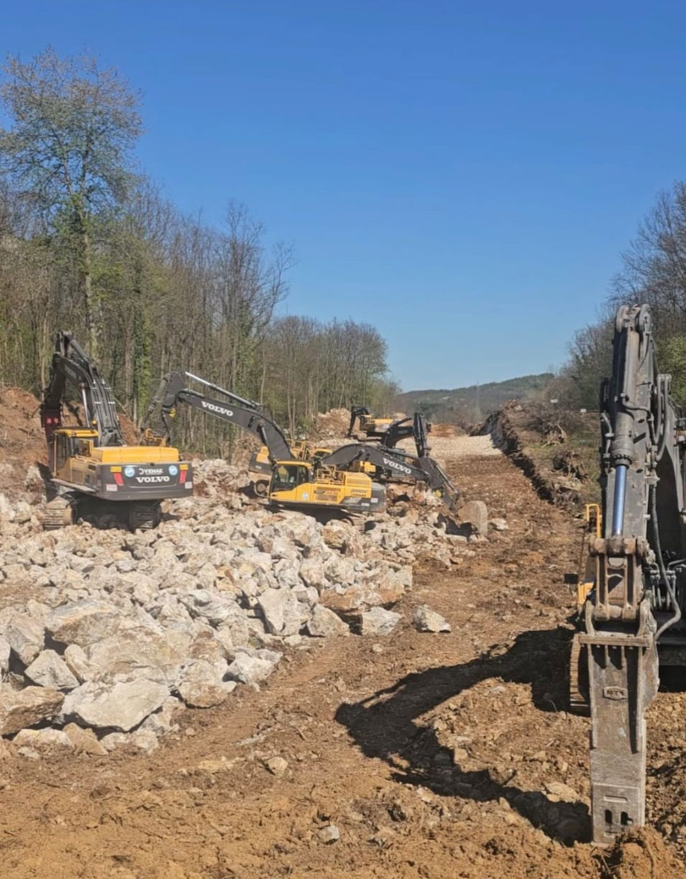 Bosiljevo-Sisak DN 800/100 Ana Doğalgaz Boru Hattı İnşaatı