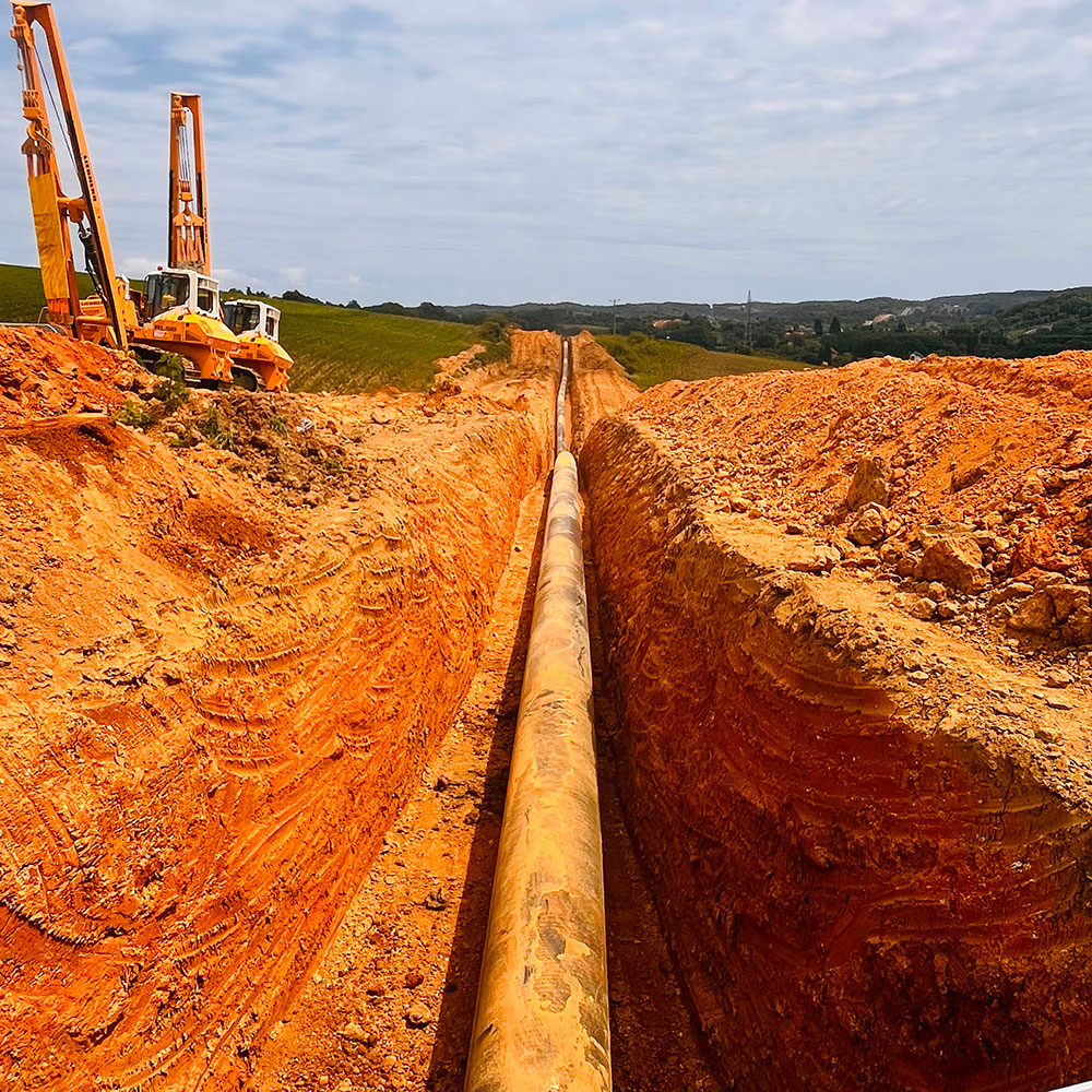Bosiljevo-Sisak DN 800/100 Ana Doğalgaz Boru Hattı İnşaatı