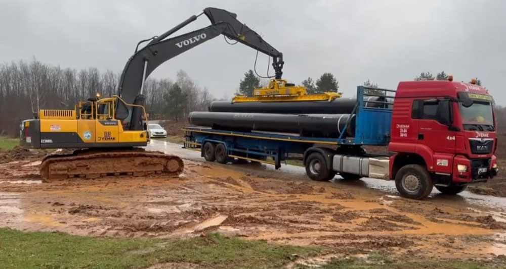 Bosiljevo-Sisak DN 800/100 Ana Doğalgaz Boru Hattı İnşaatı