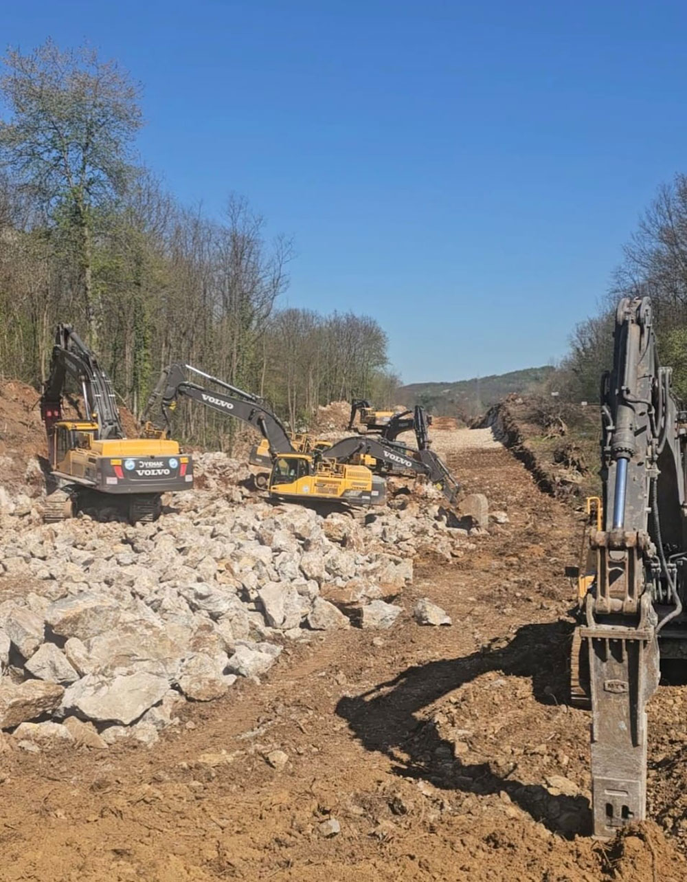 Bosiljevo-Sisak DN 800/100 Ana Doğalgaz Boru Hattı İnşaatı