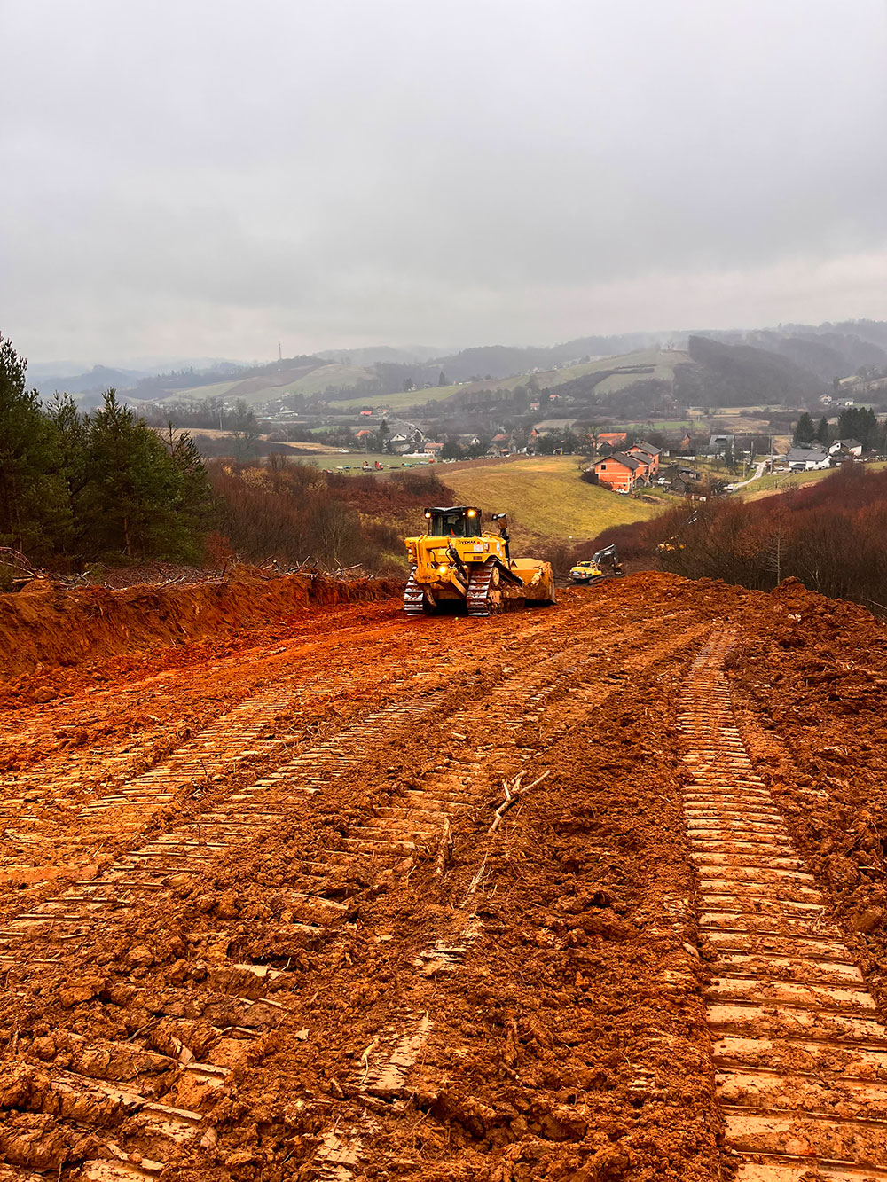 Bosiljevo-Sisak DN 800/100 Ana Doğalgaz Boru Hattı İnşaatı