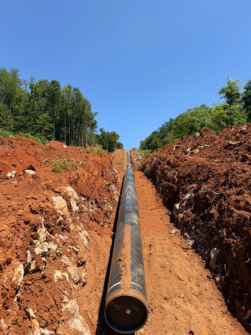 Bosiljevo-Sisak DN 800/100 Ana Doğalgaz Boru Hattı İnşaatı