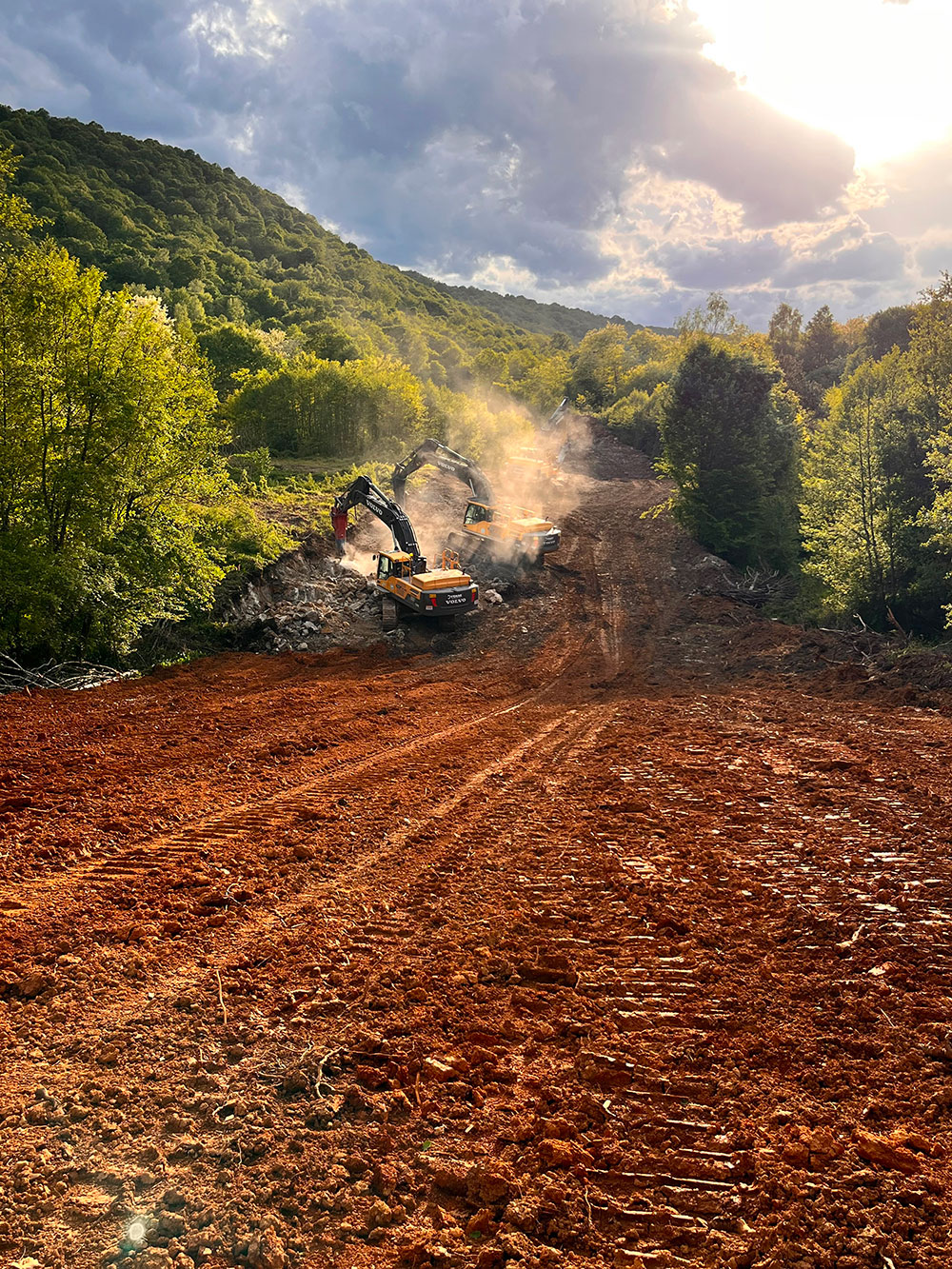 Bosiljevo-Sisak DN 800/100 Ana Doğalgaz Boru Hattı İnşaatı