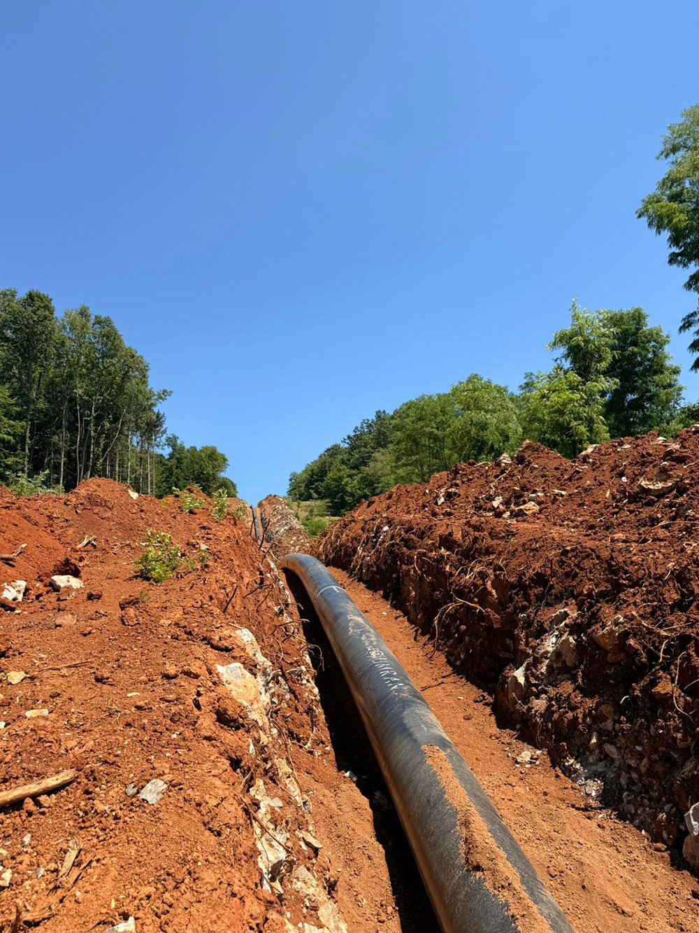 Bosiljevo-Sisak DN 800/100 Ana Doğalgaz Boru Hattı İnşaatı