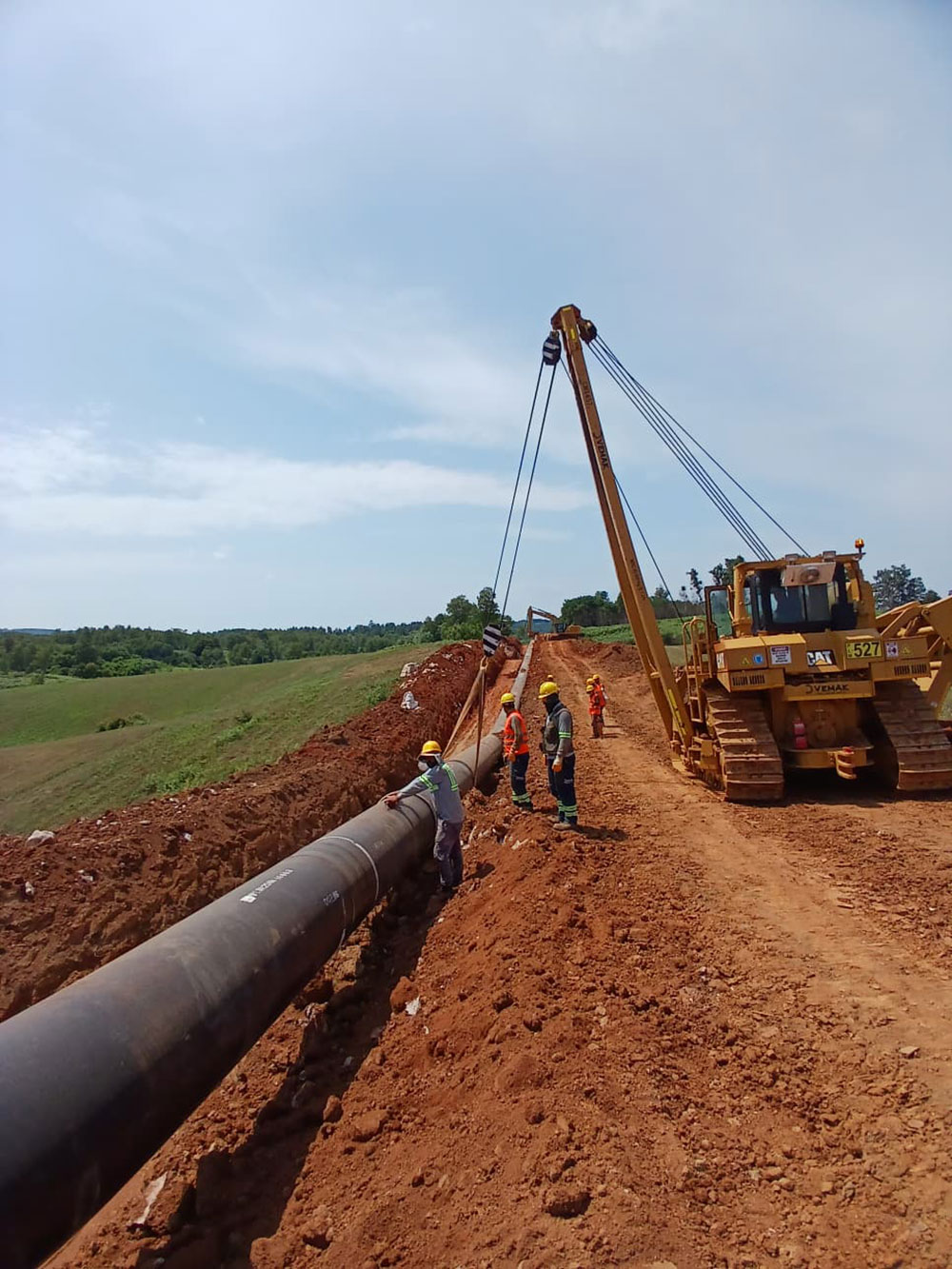 Bosiljevo-Sisak DN 800/100 Ana Doğalgaz Boru Hattı İnşaatı