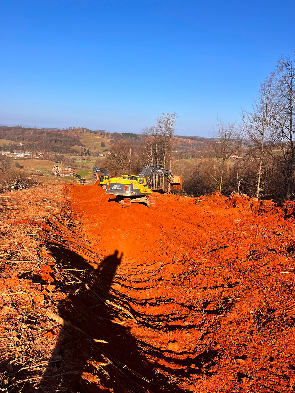 Bosiljevo-Sisak DN 800/100 Ana Doğalgaz Boru Hattı İnşaatı