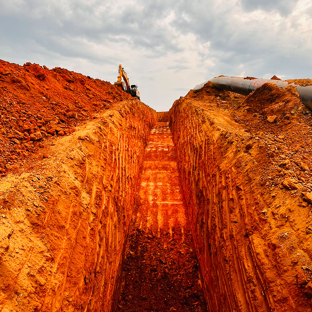 Bosiljevo-Sisak DN 800/100 Ana Doğalgaz Boru Hattı İnşaatı