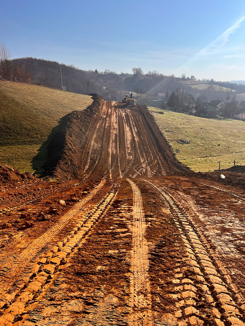 Bosiljevo-Sisak DN 800/100 Ana Doğalgaz Boru Hattı İnşaatı