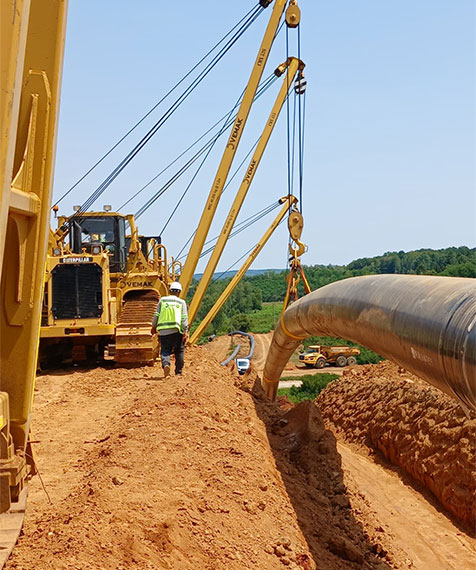 Bosiljevo-Sisak DN 800/100 Ana Doğalgaz Boru Hattı İnşaatı